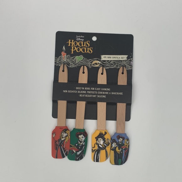 Hocus Pocus Mini 4 pack Baking Spatula set NWT - Picture 4 of 4